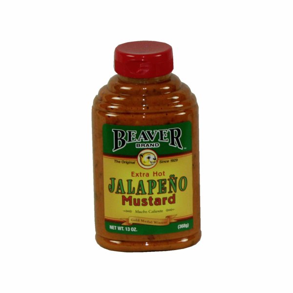 Beaver Beaver Jalapeno Mustard 13 oz. Bottle, PK6 267